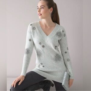 WHBM  Embellished Sweater Tunic